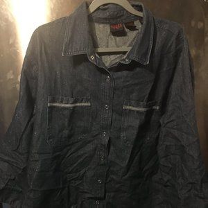 Quizz Woman & Co. Denim Shirt - 391 $18 FIRM